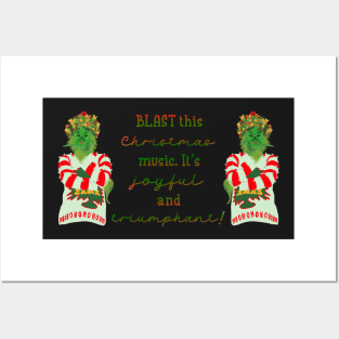 Blast this Christmas music Posters and Art